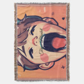 Throw Blanket Deken (Voorkant Verticaal)