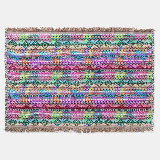 Throw Blanket/Native American Print Deken (Voorkant)