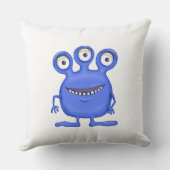 Throw Cushion - Curls Monsters Kussen (Achterkant)