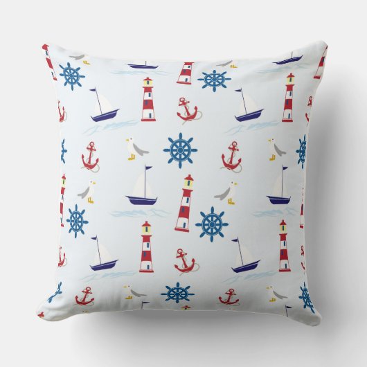 Throw Cushion - Nautisch Kussen (Voorkant)