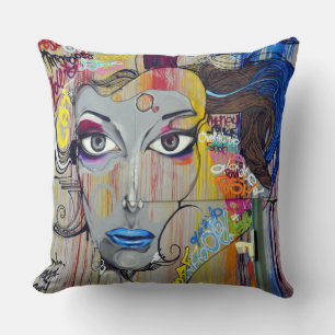 Throw Cushion - Street Art Graffiti Art Kussen