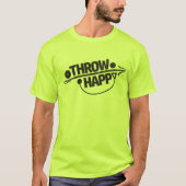 Throw Happy Javelin Hammer Throw Shirt (Voorkant)