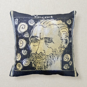 Throw kussen met originele kunst van Tony Cimino