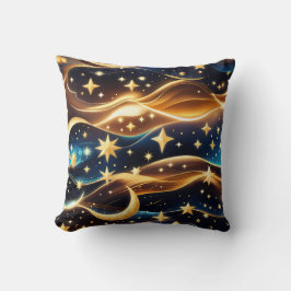 Throw Pillow – Amber Celestial Moon Kussen