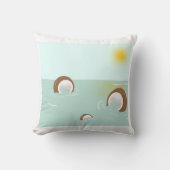 throw pillow - coconut island kussen (Voorkant)