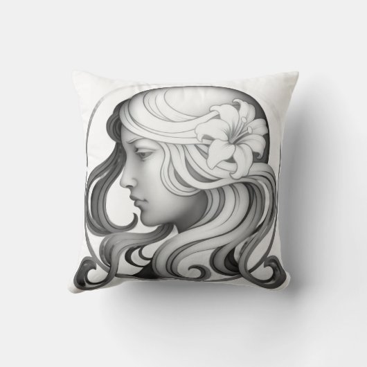 Throw pillow cushion kussen (Achterkant)