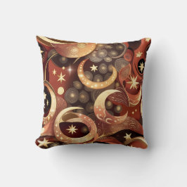 Throw Pillow – Luxury Terracotta Celestial Moon Kussen