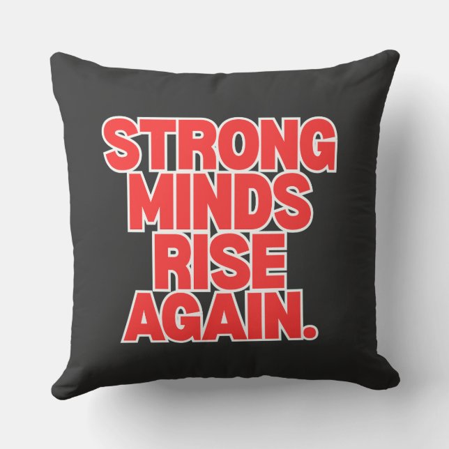 Throw Pillow – Modern Positive Message Home Decor Kussen (Achterkant)