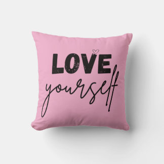 throw pillow | motivational | love yourself kussen