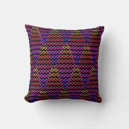 Throw Pillow Multicolore Rhombus  Kussen