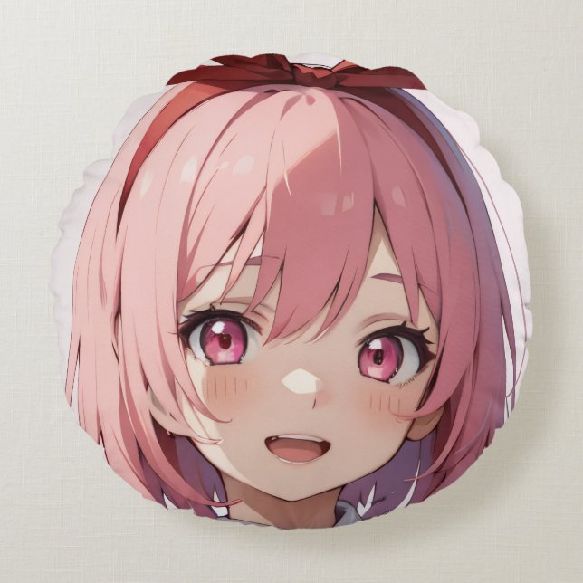 Throw Pillow Rond Kussen (Voorkant)