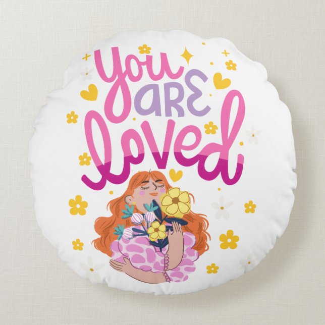 Throw Pillow Rond Kussen (Voorkant)