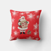 Throw Pillow Santa Claus  Kussen (Achterkant)