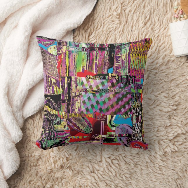 Throw Pillow – Urban Fractals Kussen (Deken)