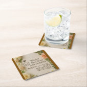 Throw Pillow Vierkante Kartonnen Onderzetter (Insitu)