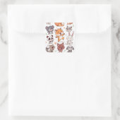 Throw Pillow Vierkante Sticker (Tas)