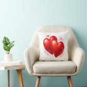 Throw Pillow with hearts, decorative element Kussen (Stoel)