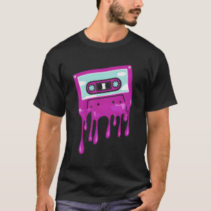 Throwback Music Cassettebandje jaren 90 80 T-shirt