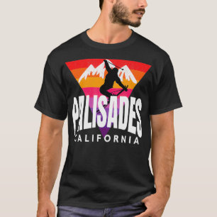 Throwback Palisades Skiër Palisades Cali S T-shirt