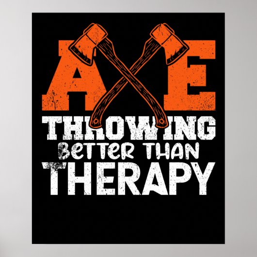 Throwing Better Than Therapy Poster (Voorkant)