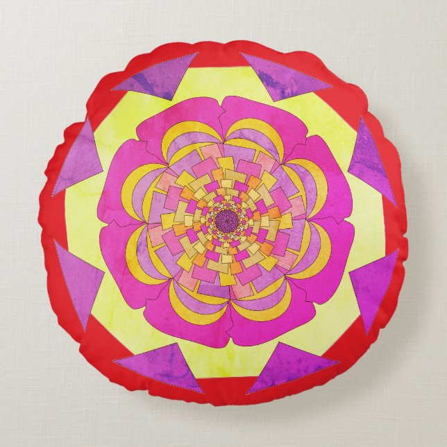 Throwpillows Rond Kussen (Voorkant)