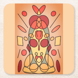 Throwpillows Vierkante Kartonnen Onderzetter