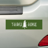 Thru Hike Bumpersticker (Op auto)