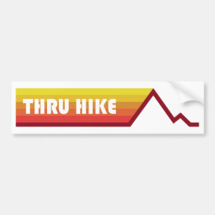 Thru Hike Bumpersticker