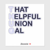 THUG - dat nuttige Uniegal Sticker (Vel)