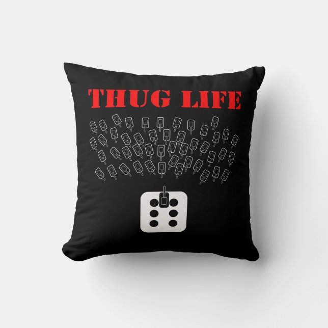 Thug Leven Kussen (Voorkant)