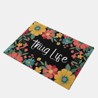 Thug Life Bloemendoormat Deurmat