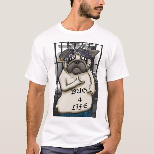 Thug Pug T-shirt (Voorkant)