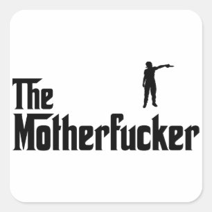 Thug Vierkante Sticker