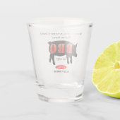 Thuis achtertuin Ral bier Soda Handle Shot Glass Glas (Achterkant)