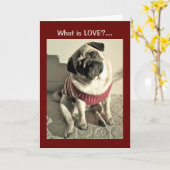 Thuis alleen met liefde kaart (Gele Bloem)