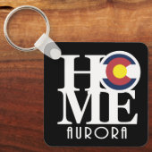 THUIS Aurora Colorado  Sleutelhanger (Voorkant)