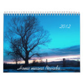 Thuis betekent Nevada... Kalender (Hoes)