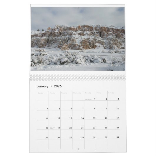 Thuis betekent Nevada... Kalender (Jan 2026)