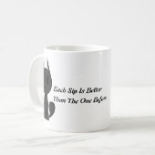 Thuis blijven is mijn specialiteit koffiemok (Voorkant links)