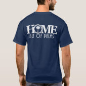 THUIS-eiland Palms, SC (achterafdruk) T-shirt (Achterkant)