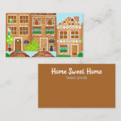 Thuis - en thuisproducten visitekaartje (Voorkant / Achterkant)