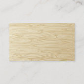 Thuis en tools | Hout Visitekaartje (Achterkant)