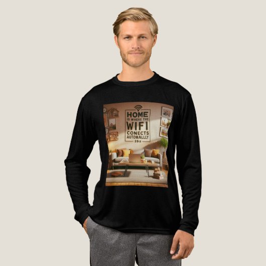 thuis en wonen Tri-Blend shirt (Voorkant)