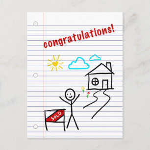 thuis felicitaties notitieboek papier schetsen briefkaart