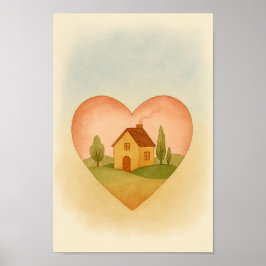 Thuis in je hart poster