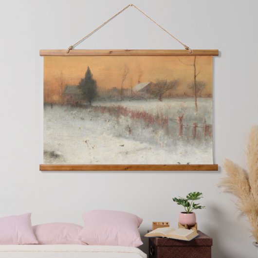 Thuis in Montclair, George Innes Art Hangend Wandkleed (Slaapkamer)