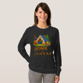Thuis is canvas t-shirt (Voorkant volledig)