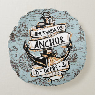 Thuis is de plaats waar de anker zijn buisje neerl rond kussen