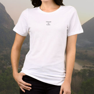 Thuis is Leven, puur minimalistisch Tri-Blend Shirt