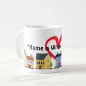 Thuis is mijn moeder Mok (Voorkant links)